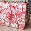 Christian Dior White/Red Flora Toile De Jouy Diorama Flap Bag GHW
