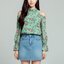🌷 Blouse4012 เสื้อชีฟองแขนยาวเว้าไหล่ลายดอกไม้ ผ้าชีฟองเนื้อนุ่มละมุน พริ้วสวยให้ลุคหวานอ่อนโยนสุดๆ