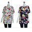Blouse3764 เสื้อแฟชั่นไซส์ใหญ่ตัวยาวทรงปล่อยลายดอกไม้ กระเป๋าหน้า ผ้าวูลเวฟ(ผ้าหนังไก่)เนื้อดีหนานิ่มมีน้ำหนักยืดขยายได้เยอะใส่สบายสุด งานดีทรงสวย ทรงนี้ใส่ได้เรื่อยๆ งานสวยแมทช์กับอะไรก็เข้า มีหลายสีหลายลาย