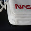 Balenciaga White Canvas Nasa Mini Crossbody
