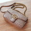 Gucci Beige Marmont Marmont Flap 26 Medium GHW