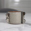 Hermes Gris Perle Alligator Collier De Chien CDC Bracelet PHW Size S