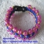 สร้อยข้อมือเชือกร่มลูกปัด #BRR019 size 7.6"