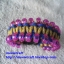 สร้อยข้อมือเชือกร่มลูกปัด #BRR019 size 7.6"