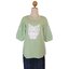 Blouse3864 เสื้อยืดแฟชั่นสาวอวบแขนชีฟองลูกไม้ แต่งลายนกฮูกน่ารัก งานแต่งอะไหล่แน่นๆ จัดเต็ม ผ้าคอตตอนบอดี้สูทเนื้อดีหนานุ่มเด้งมีน้ำหนักยืดหยุ่นสูงใส่สบาย งานน่ารักโทนสีพาสเทล