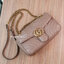 Gucci Beige Marmont Marmont Flap 26 Medium GHW