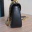 Louis Vuitton Black Calfskin Embroidered New Wave Chain MM