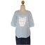 Blouse3864 เสื้อยืดแฟชั่นสาวอวบแขนชีฟองลูกไม้ แต่งลายนกฮูกน่ารัก งานแต่งอะไหล่แน่นๆ จัดเต็ม ผ้าคอตตอนบอดี้สูทเนื้อดีหนานุ่มเด้งมีน้ำหนักยืดหยุ่นสูงใส่สบาย งานน่ารักโทนสีพาสเทล