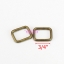 ห่วงเหล็กสี่เหลียม (3/4") สีทองเหลืองรมดำ (p2)