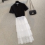 Skirt360 กระโปรงยาวลูกไม้ทรงขนมชั้น เอวยางยืด มีซับใน ผ้าลูกไม้เนื้อดีหนามีน้ำหนักทิ้งตัวผ้าลูกไม้เนื้อนุ่มใส่สบาย งานดีทรงดีลายสวย แมทช์กับเสื้อสไตล์ไหนก็น่ารักดูดี
