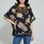 🌿 Blouse3746 เสื้อแฟชั่นโบฮีเมียน ผ้าสปัน สวยคลาสสิกใส่สบาย