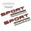โลโก้สติกเกอร์ LAND ROVER - SPORT & SUPERCHARGED LOGO ขนาดมาตราฐาน