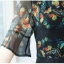 Dress4624 Maxi Dress แม็กซี่เดรส/ชุดเดรสยาวลายผีเสื้อพื้นสีดำ ซิปข้างใส่ง่าย มีซับในอย่างดี ผ้าชีฟองเนื้อดีนุ่มใส่สบาย งานดีทรงดีลายสวย ชุดเดียวสวยจบ สวมใส่ได้ทุกโอกาส