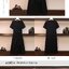 Dress4656 เดรสยาวสีเอิร์ธโทนสไตล์มินิมอล ผูกโบว์ช่วงเอวดูมีดีเทล ผ้าคอตตอนเนื้อดีนุ่มใส่สบาย งานสวยใส่ง่ายดีเทลน่ารักเรียบๆ เท่ๆ ดูมีสไตล์ไม่ซ้ำใคร มี 2 สี ดำ, เขียวหม่น