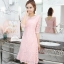 Dress4567 เดรสลูกไม้แขนยาว ซิปหลัง มีซับในอย่างดีทั้งชุด ผ้าลูกไม้เกรดพรีเมียมเนื้อดีลายสวยเนื้อหนามีน้ำหนัก งานสวยเหมือนราคาหลักพัน ทรงสวยเรียบหรูใส่ทำงาน/ใส่ออกงานได้ **พร้อมส่งสีชมพูสีเดียวค่ะ