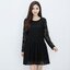 Dress4450 เดรสลูกไม้แขนยาวสีดำทรงปล่อยชายระบาย มีซับในอย่างดี ผ้าลูกไม้คอตตอนอย่างดีเกรดพรีเมียมหนามีน้ำหนักทิ้งตัว มีกระดุมคอด้านหลังใส่ง่าย งานสวยหรูดูแพง ใส่ได้ทุกโอกาส