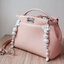 Fendi Pink Nappa Peekaboo Flower Mini SHW