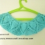 ปกเสื้อโครเชต์ รหัสCRR020 ขนาด3.2"x19.5"