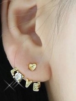 พร้อมส่ง ต่างหู LOVE สวยๆ