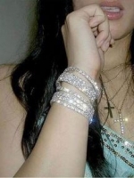 พร้อมส่ง กำไลเพชร ยืดได้ หรูหรา สวยจ้า